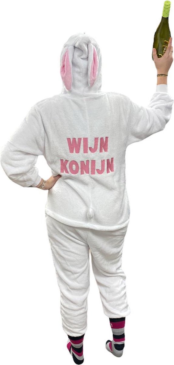 Konijn Onesie | Wijn konijn - S/M